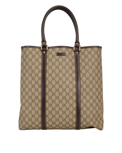 GG Vertical Tote, &pound;550, Handbags, Beige, Canvas, Front view